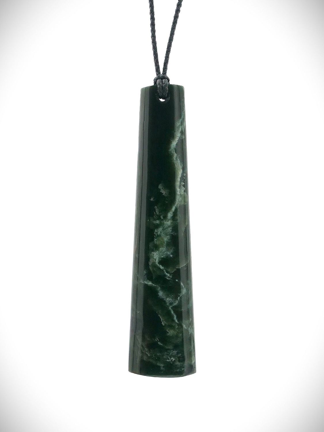 Moko Pounamu Kuru NZ Genuine Kawakawa Greenstone - Taieri