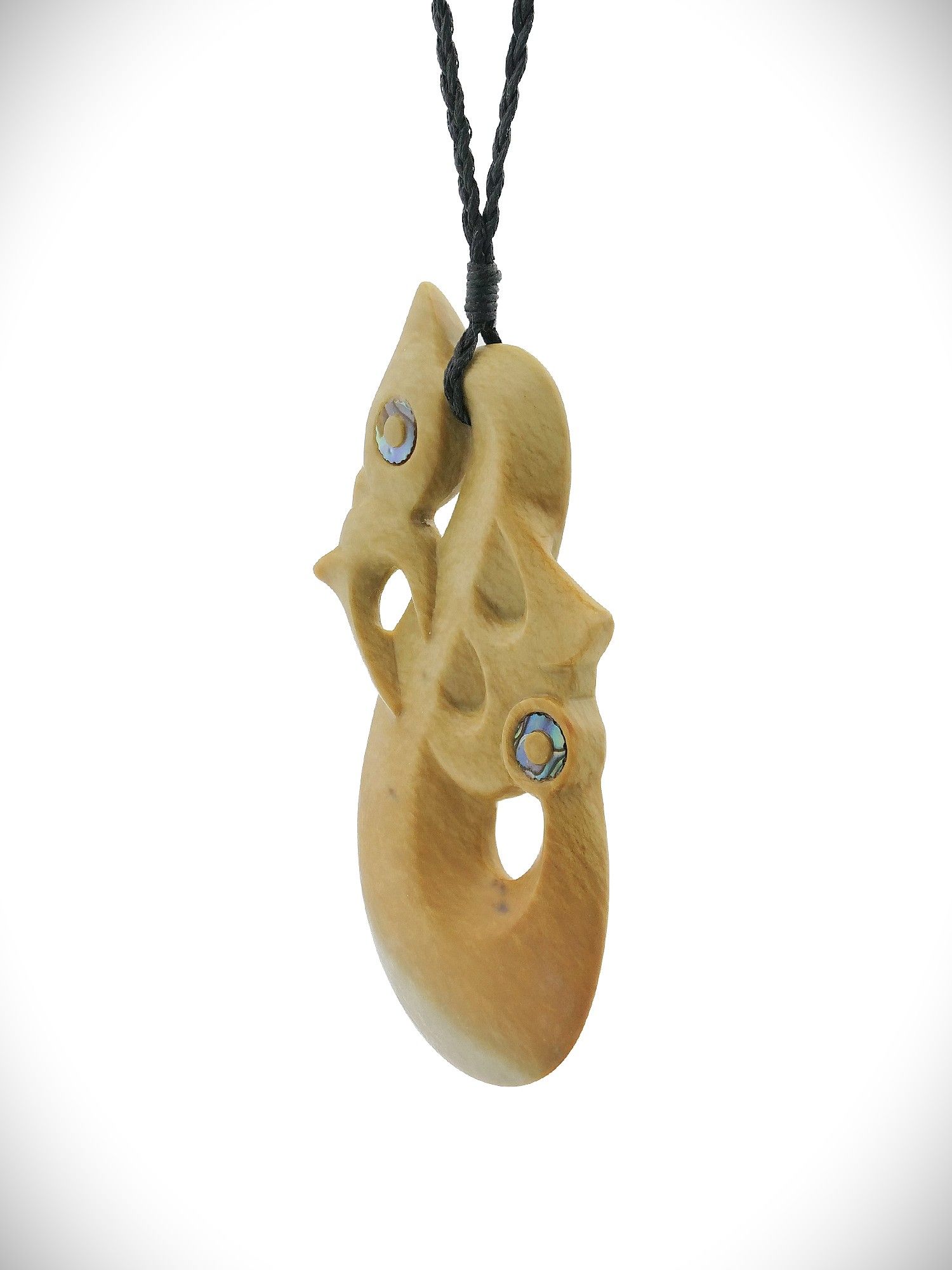 Moko Pounamu Manaia NZ Genuine Raukaraka Greenstone - Taupiri