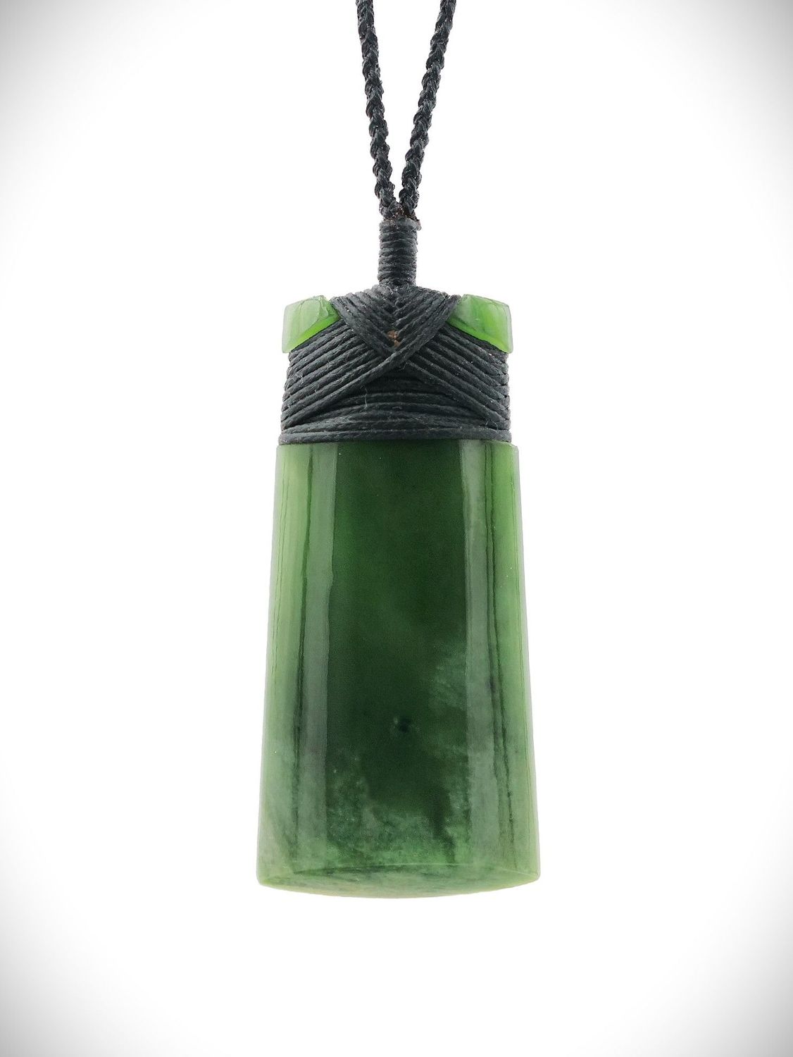 Moko Pounamu Toki Genuine NZ Kawakawa Flower Greenstone - Ruawaro Moko Pounamu Toki Genuine NZ Kawakawa Flower Greenstone - Ruawaro