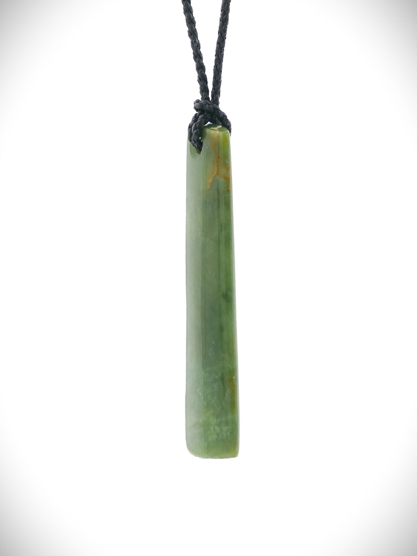 Moko Pounamu Kuru Genuine NZ Inanga Greenstone - Omanawanui