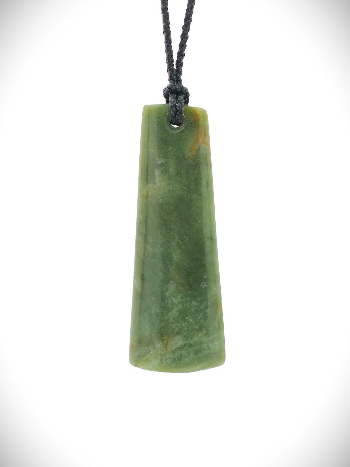 Moko Pounamu Kuru Genuine NZ Inanga Greenstone - Omanawanui
