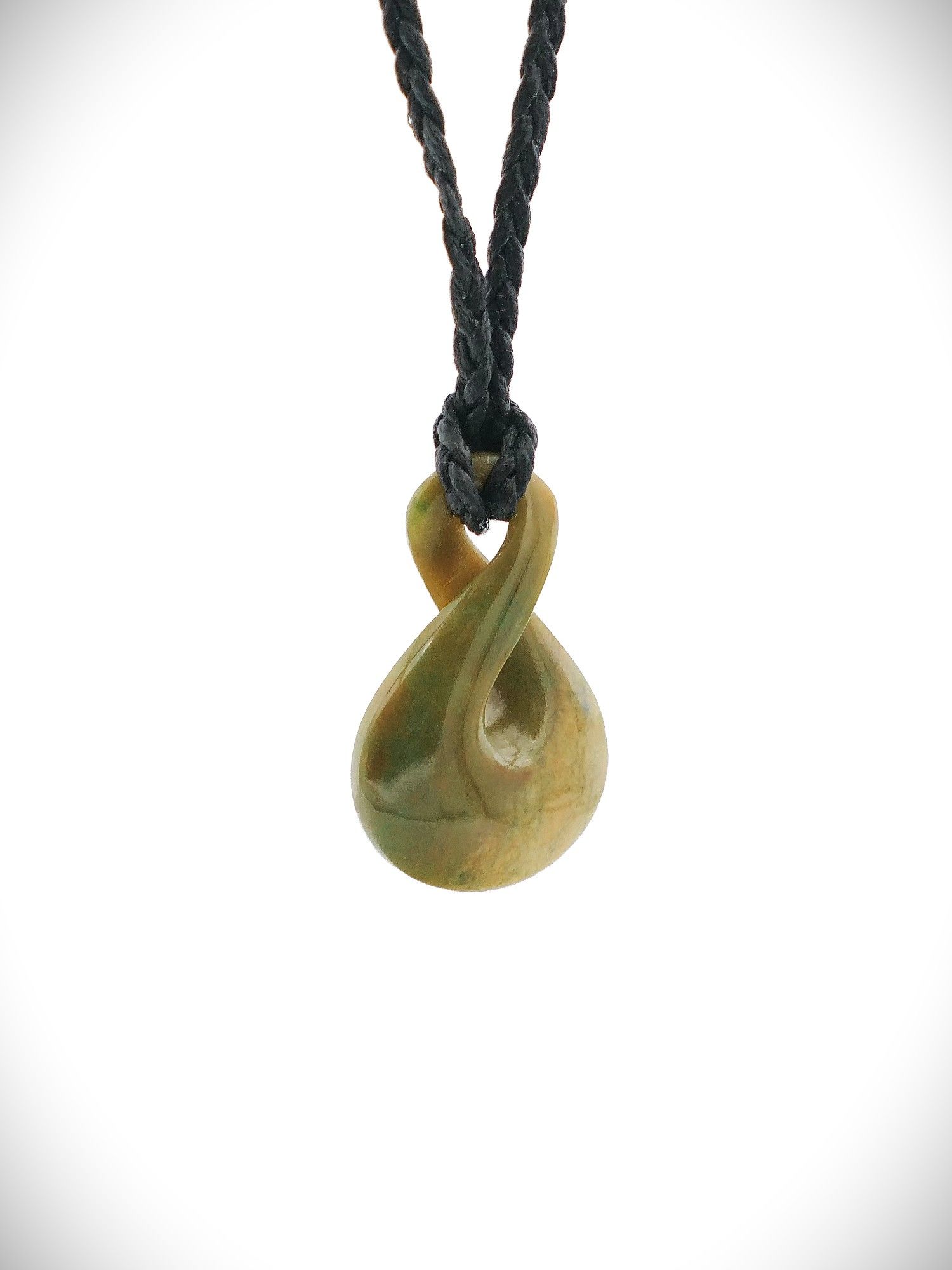 Moko Pounamu Pikorua (Twist) NZ Genuine Raukaraka Greenstone - Okete