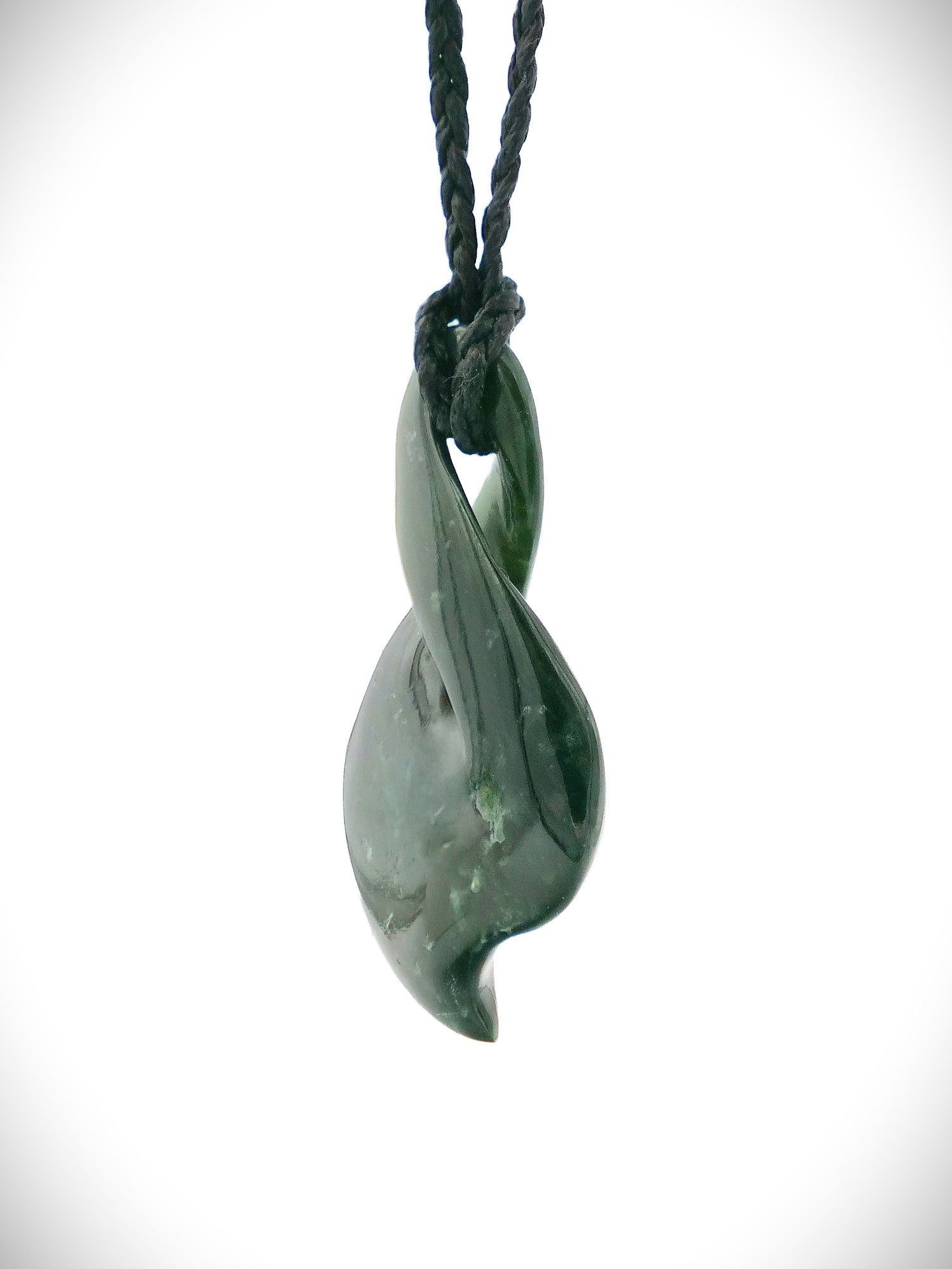 Moko Pounamu Pikorua NZ Genuine Kawakawa Greenstone - Manaaki