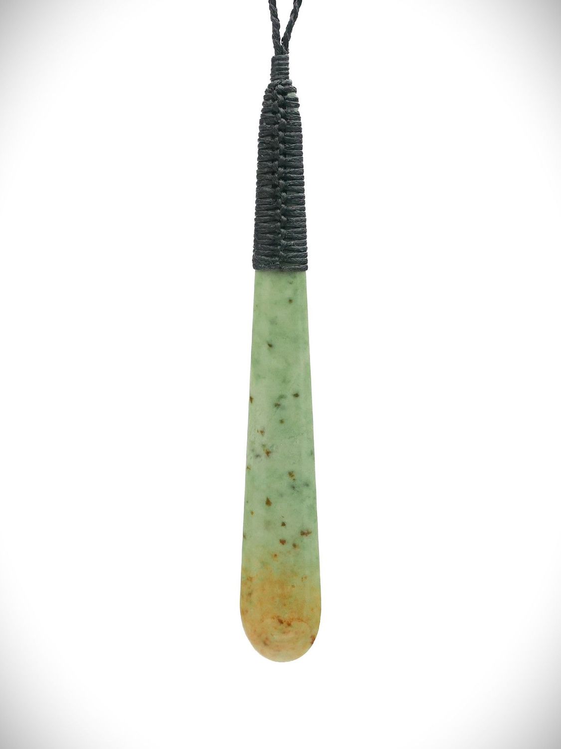 Moko Pounamu Roimata NZ Genuine Auhunga Flower Greenstone - Otakou Moko Pounamu Roimata NZ Genuine Auhunga Flower Greenstone - Otakou