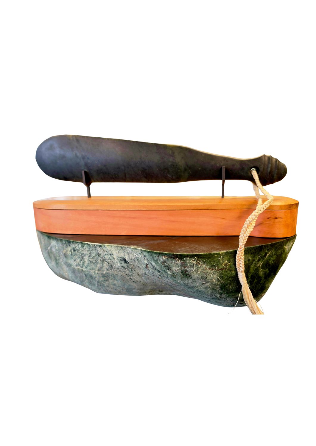 Moko Pounamu Mere Genuine NZ Kawakawa Greenstone - Aranui Moko Pounamu Mere Genuine NZ Kawakawa Greenstone - Aranui