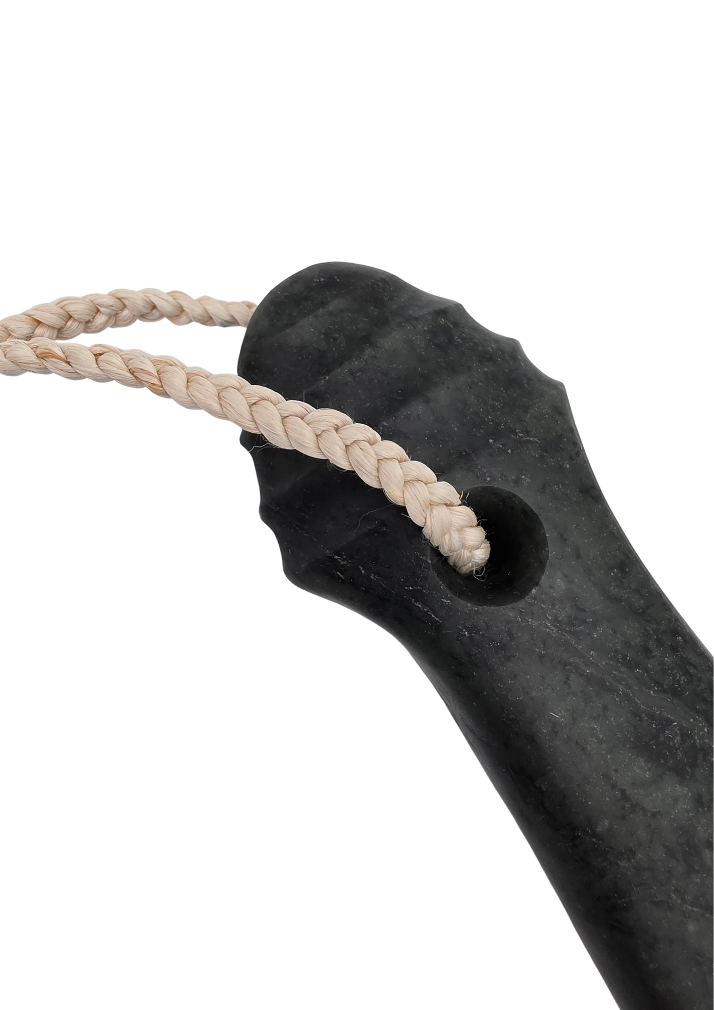 Moko Pounamu Mere Genuine NZ Kawakawa Greenstone - Aranui