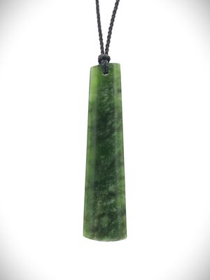 Moko Pounamu Kuru Genuine NZ Kahotea Greenstone - Hikutaia Moko Pounamu Kuru Genuine NZ Kahotea Greenstone - Hikutaia