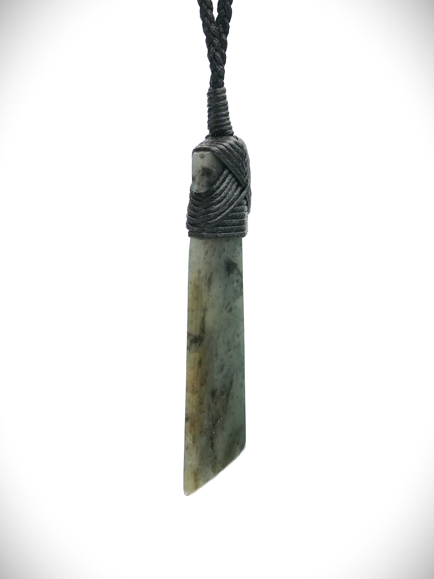 Moko Pounamu Toki NZ Genuine Vulcanised Te Tau Ihu (Nelson) Greenstone - Tikotatahi