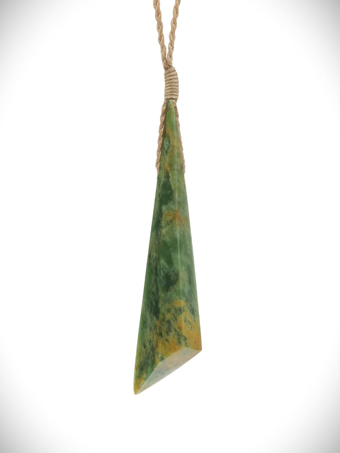Moko Pounamu Toki NZ Genuine Kahurangi Flower Greenstone - Muritai