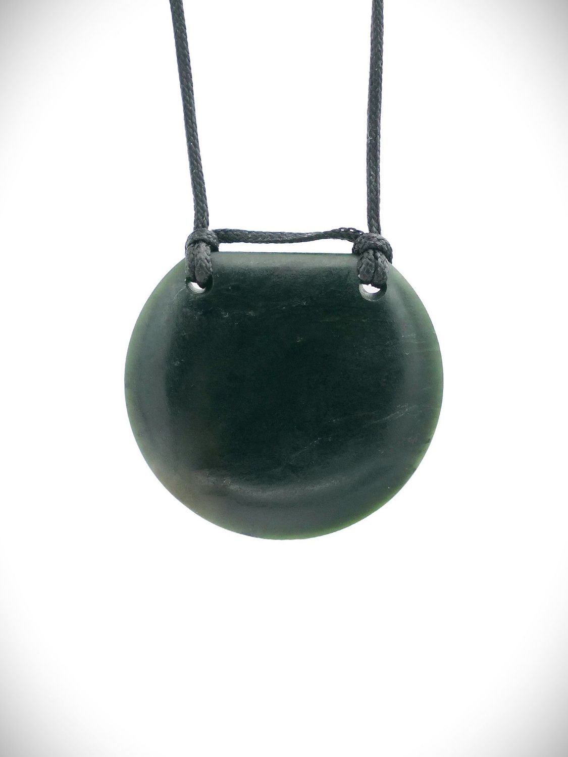 Moko Pounamu Kouma (Breastplate) NZ Genuine Kawakawa Greenstone - Omawete