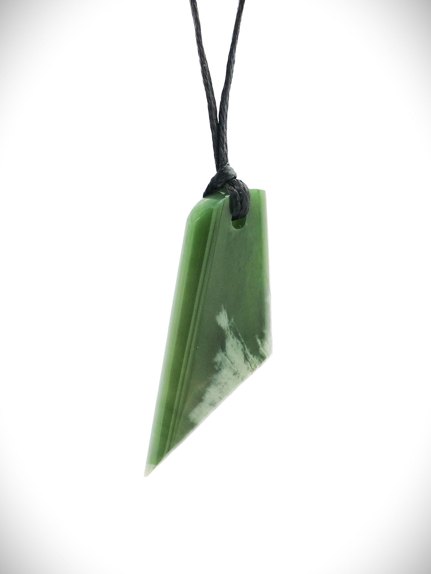 Moko Pounamu Toki Genuine NZ Kahotea Greenstone - Tuapiro