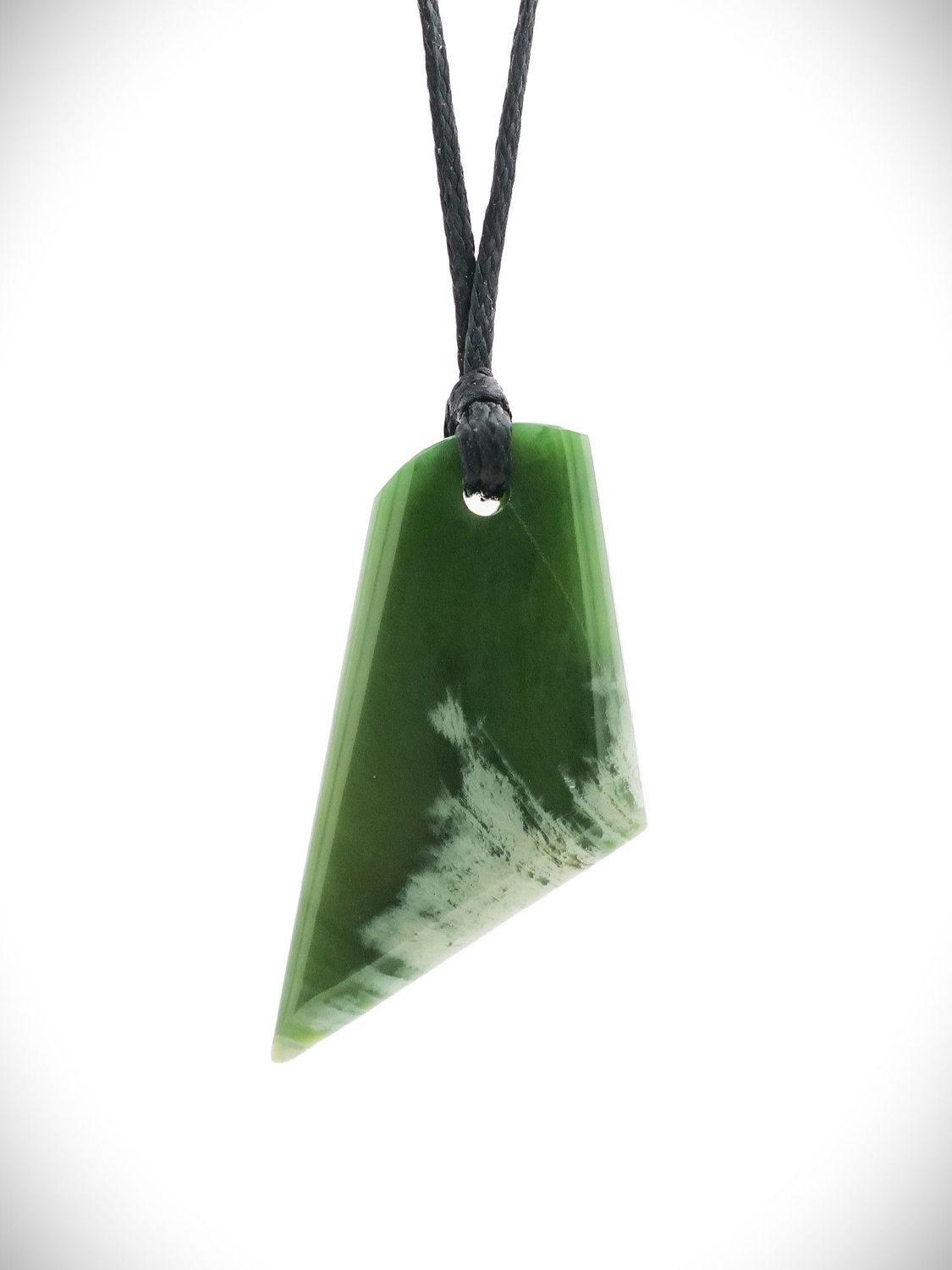 Moko Pounamu Toki Genuine NZ Kahotea Greenstone - Tuapiro