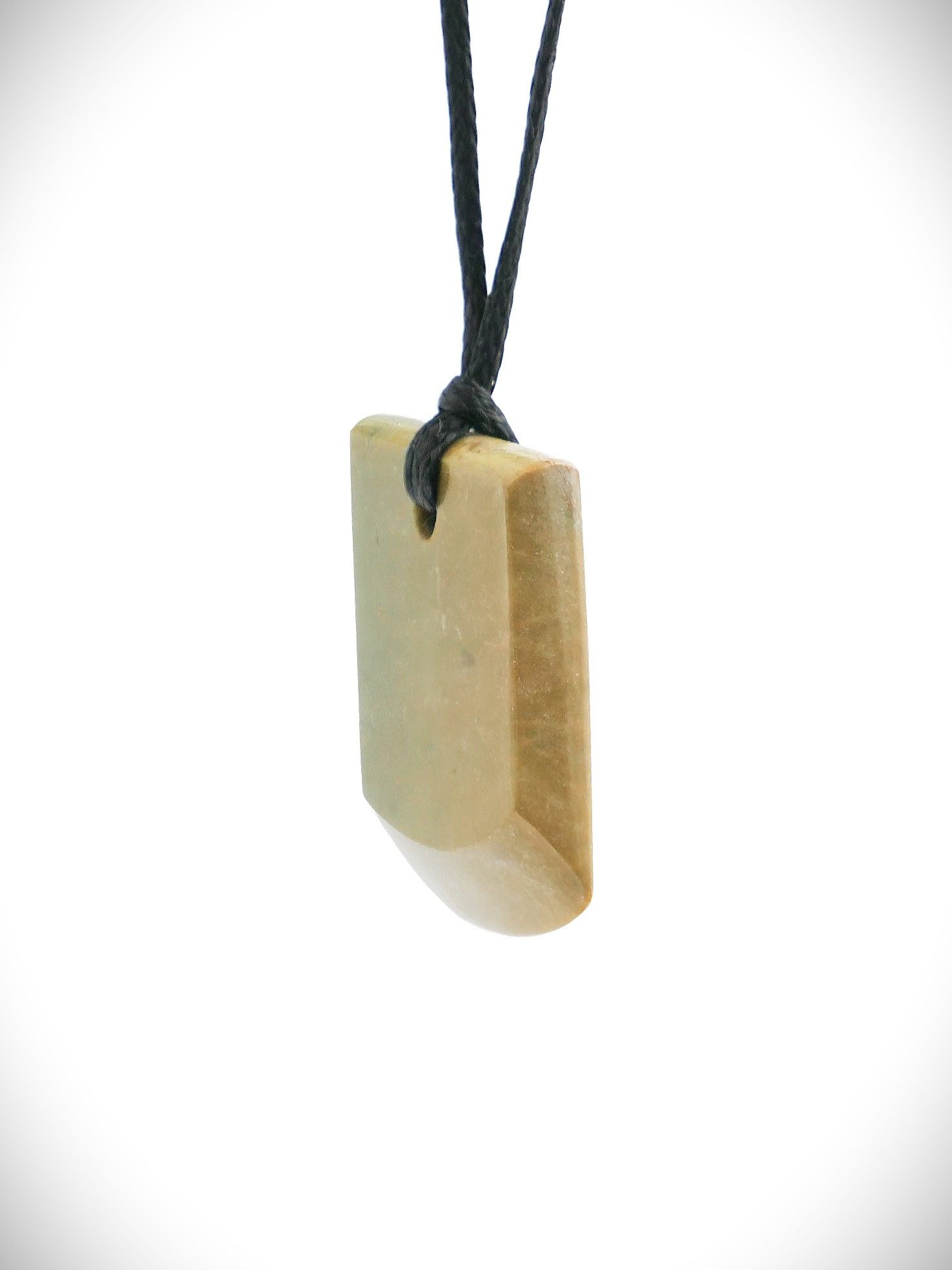 Moko Pounamu Toki Genuine NZ Raukaraka Greenstone - Karamu