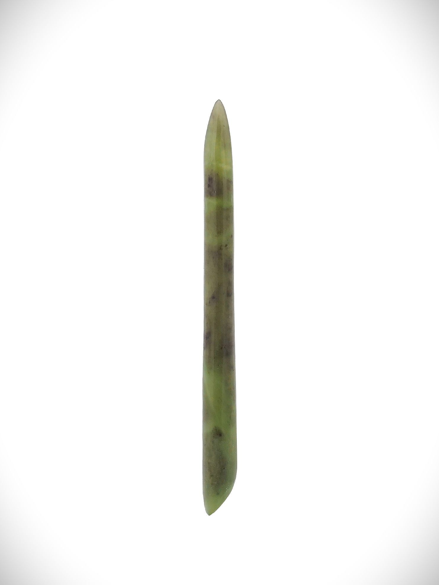Moko Pounamu Heru NZ Genuine Totoweka Greenstone - Kainui