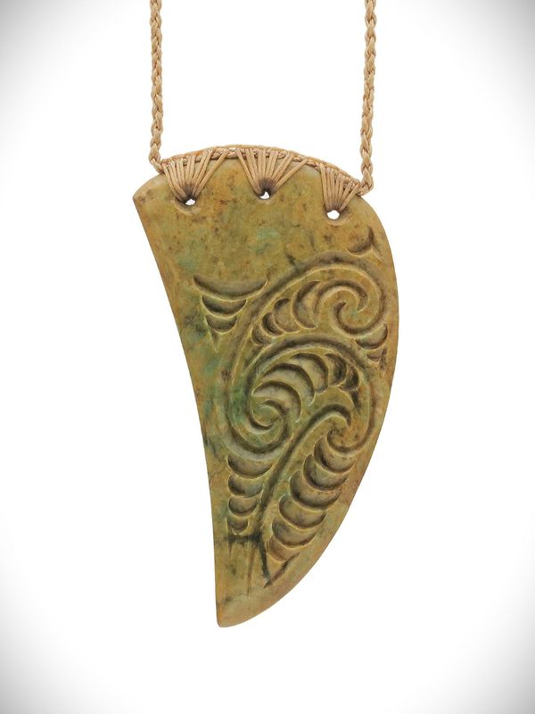 Moko Pounamu Rei Niho NZ Genuine Raukaraka Greenstone -  Oruawairua