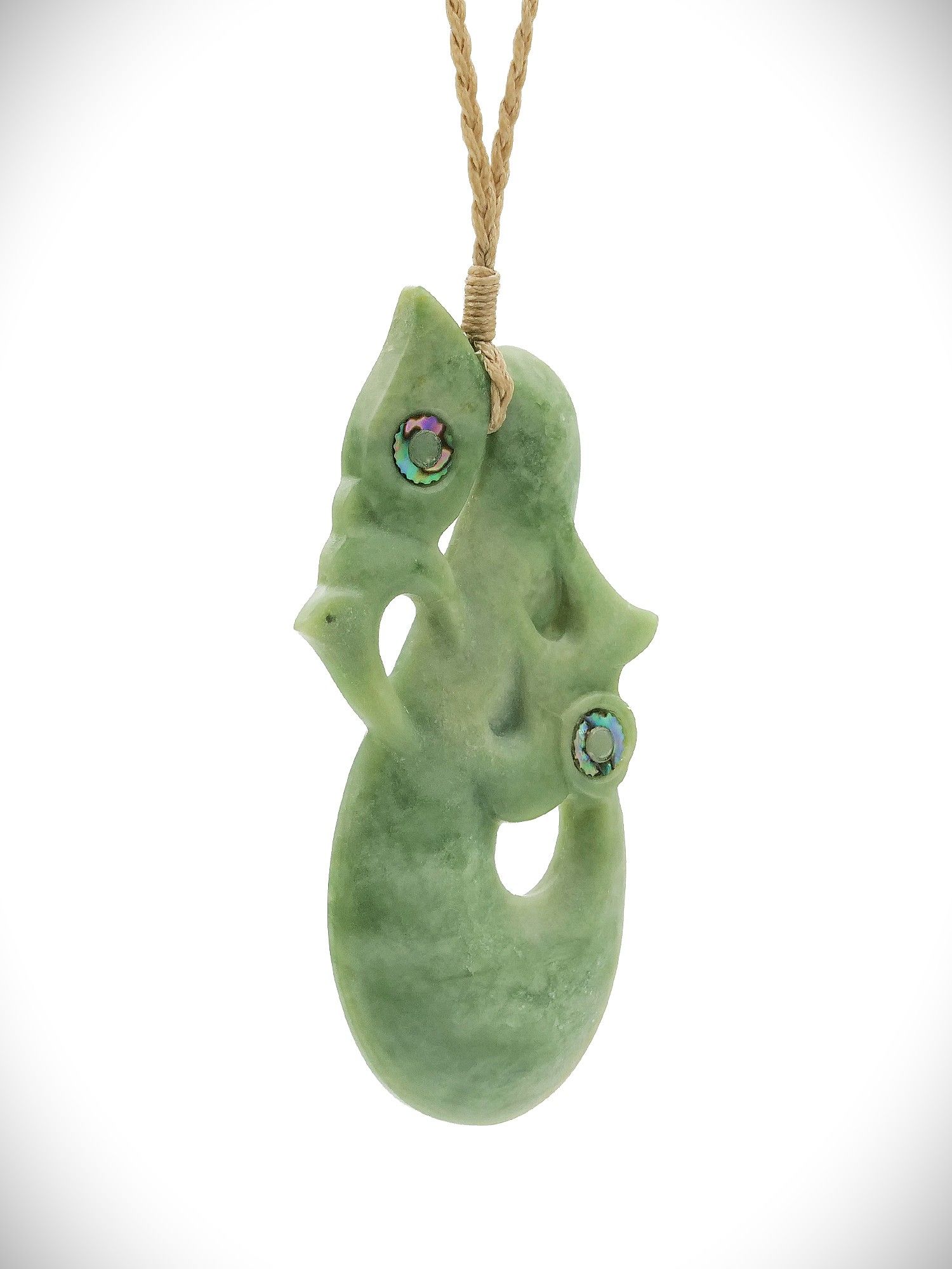 Moko Pounamu Manaia NZ Genuine Auhunga Greenstone - Rukuhia
