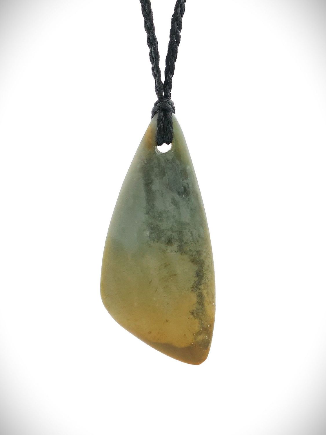 Moko Pounamu Roimata (Drop) NZ Genuine Inanga Flower Greenstone - Tatuanui Moko Pounamu Roimata (Drop) NZ Genuine Inanga Flower Greenstone - Tatuanui