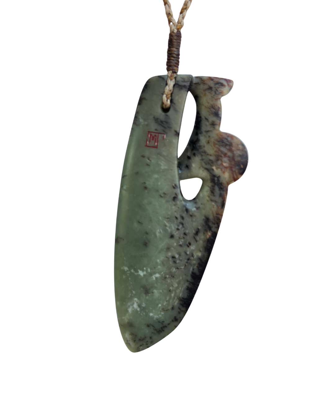 Moko Pounamu Manaia NZ Genuine Raukara Greenstone - Marie