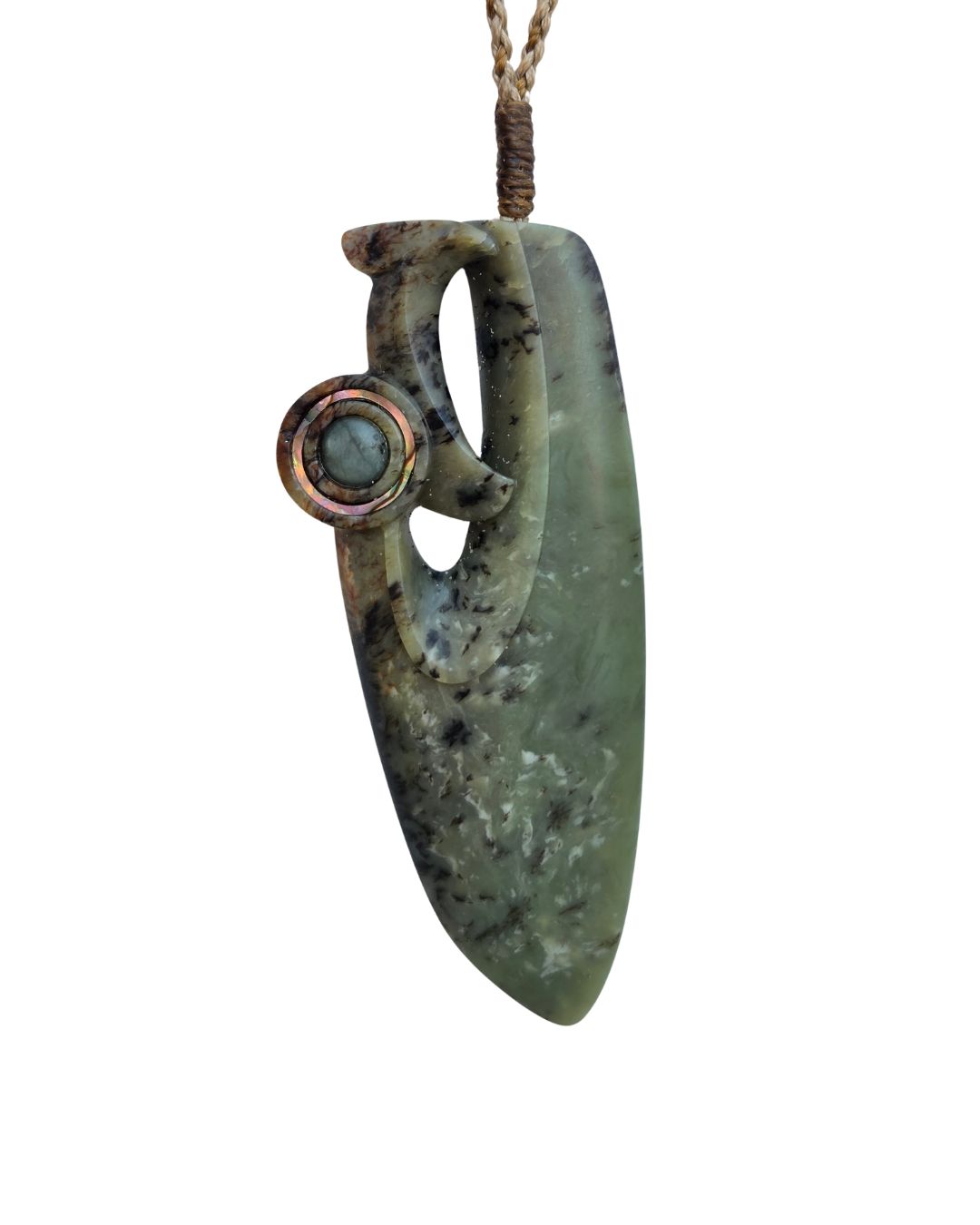 Moko Pounamu Manaia NZ Genuine Raukara Greenstone - Marie