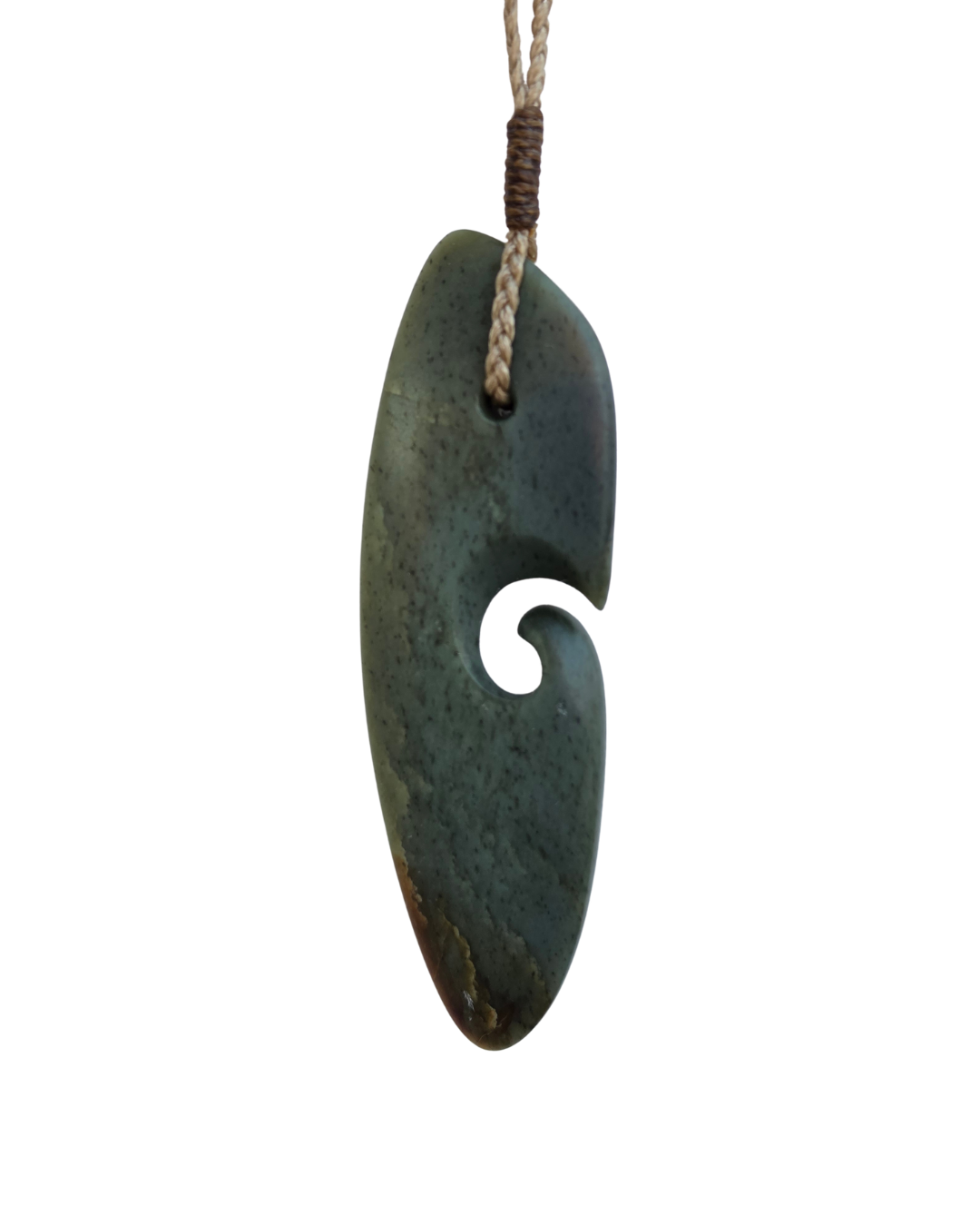 Moko Pounamu NZ Genuine Te Tau Ihu Nelson Kokopu Greenstone - Mahana