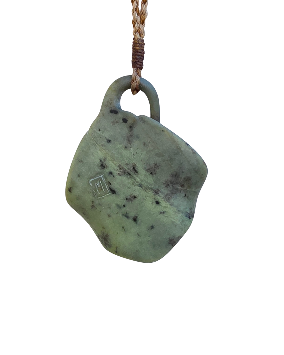 Moko Pounamu  Te Whai Repo (Sting Ray) NZ Genuine Te Tau Ihu Inanga Greenstone - Horomaka