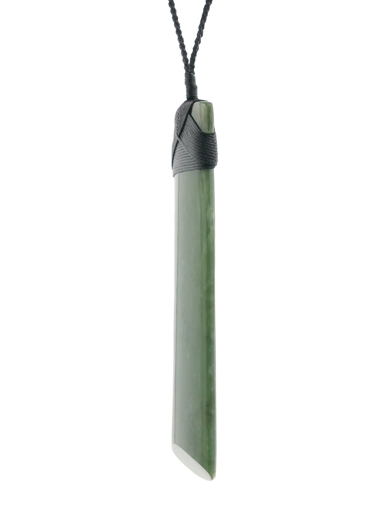 Moko Pounamu Toki Genuine NZ Kawakawa Greenstone - Mairoa