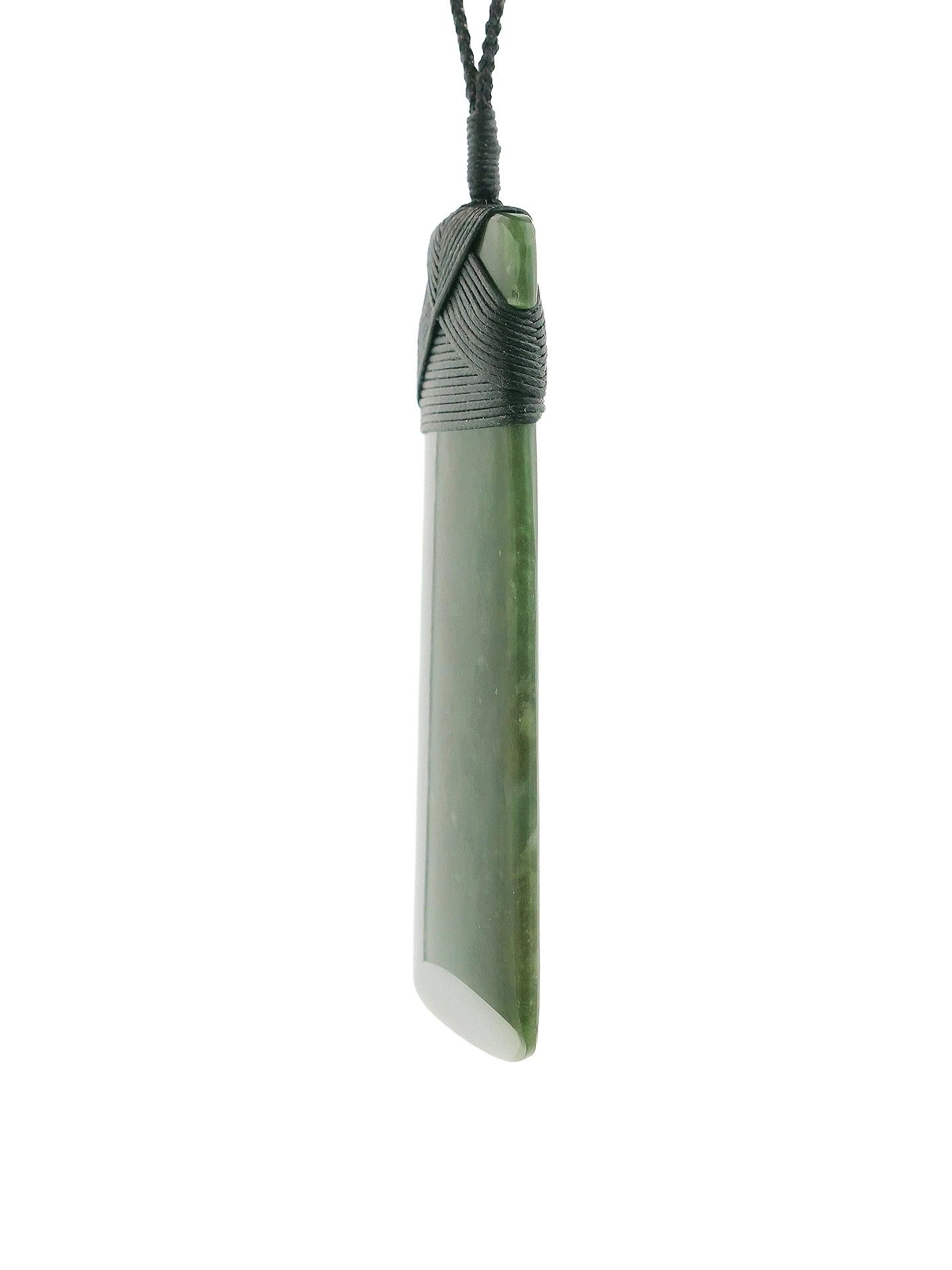 Moko Pounamu Toki Genuine NZ Kawakawa Greenstone - Mangaotaki