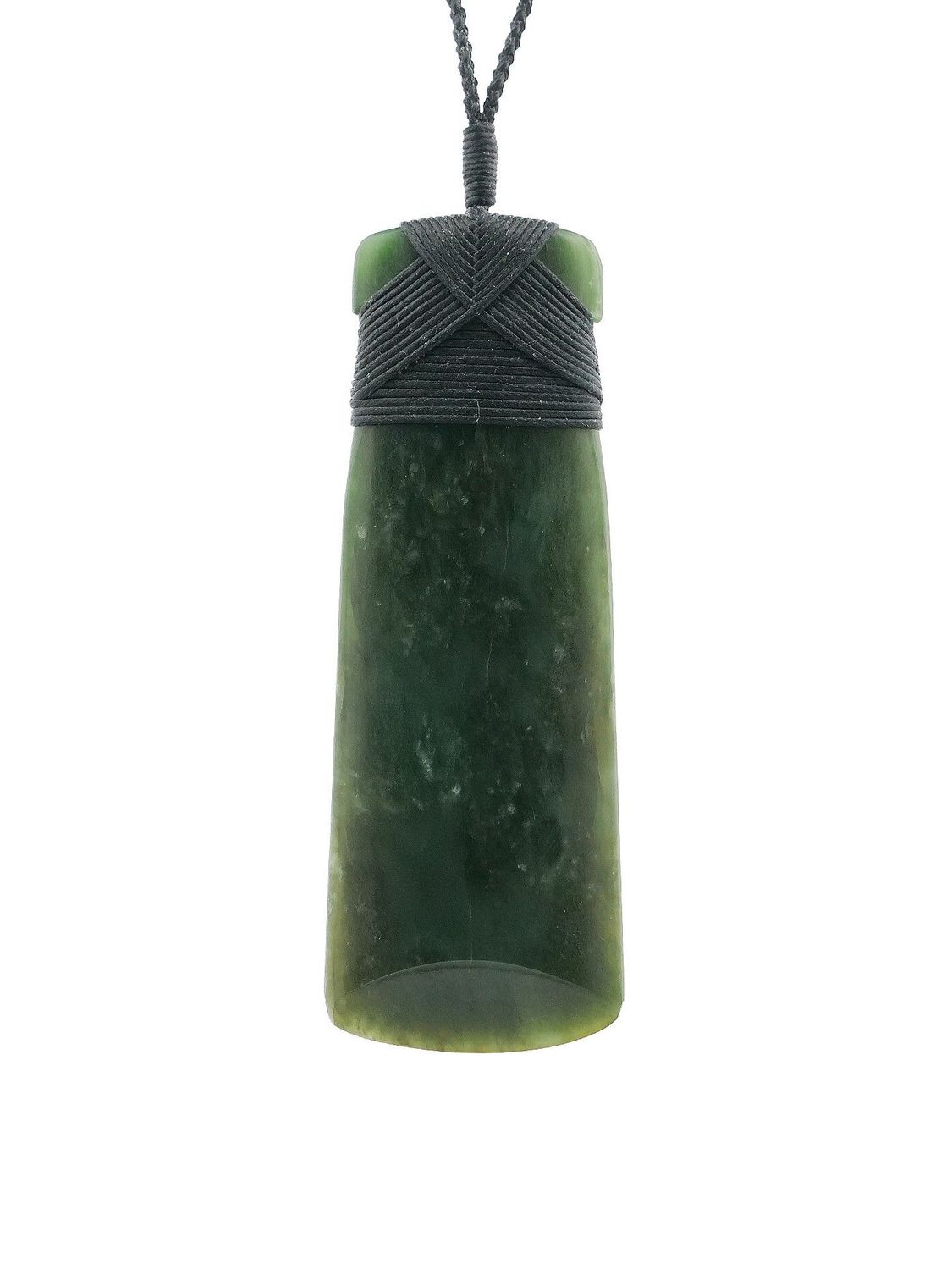 Moko Pounamu Toki Genuine NZ Kawakawa Greenstone - Mangaotaki