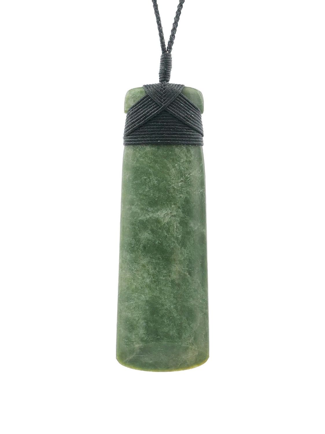 Moko Pounamu Toki Genuine NZ Auhunga Greenstone - Rangitoto