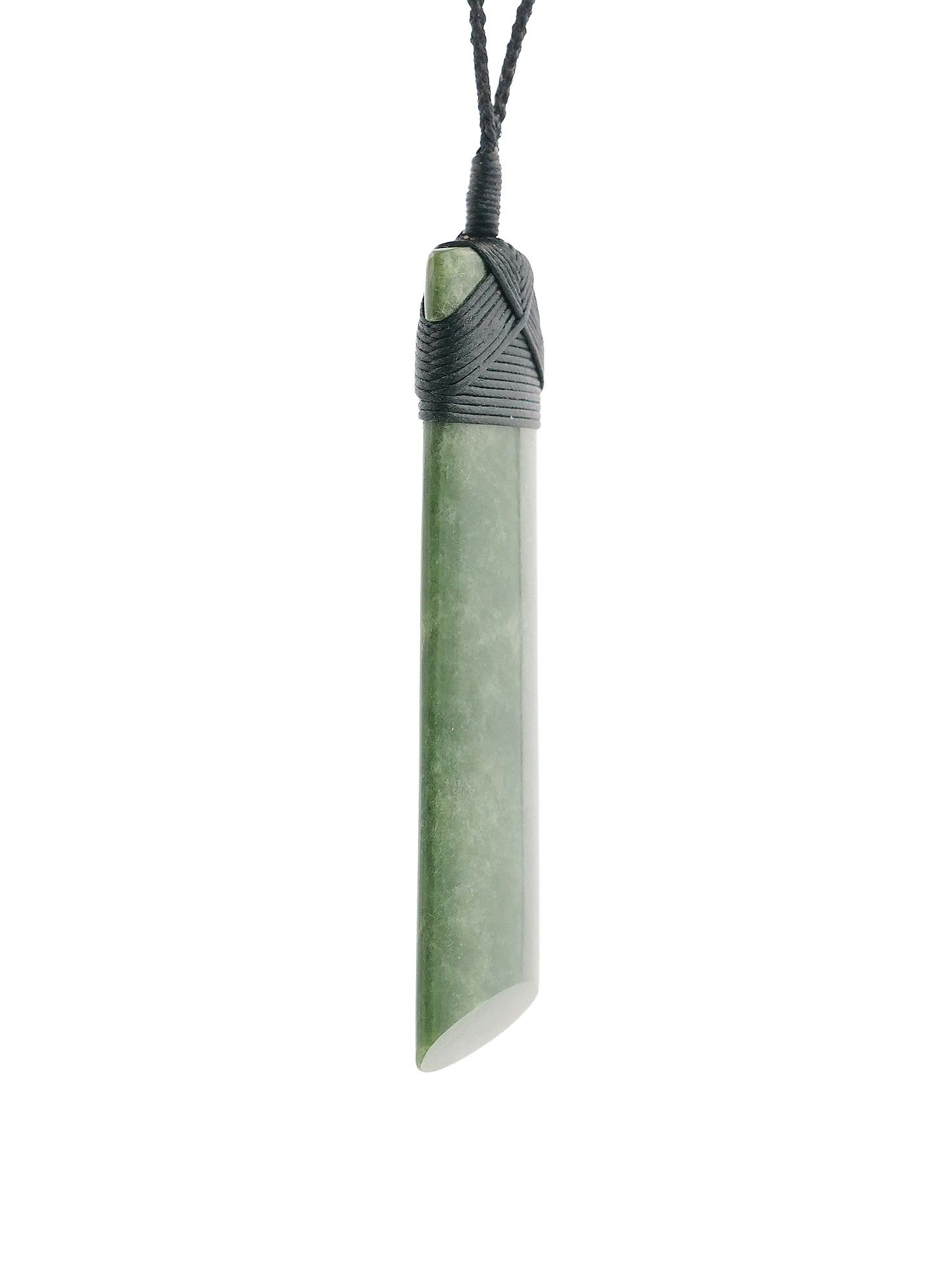 Moko Pounamu Toki Genuine NZ Auhunga Greenstone - Rangitoto