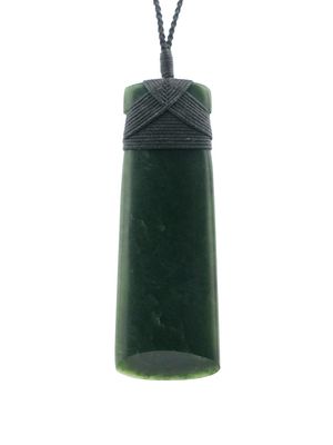 Moko Pounamu Toki Genuine NZ Kawakawa Greenstone - Maniaiti Moko Pounamu Toki Genuine NZ Kawakawa Greenstone - Maniaiti