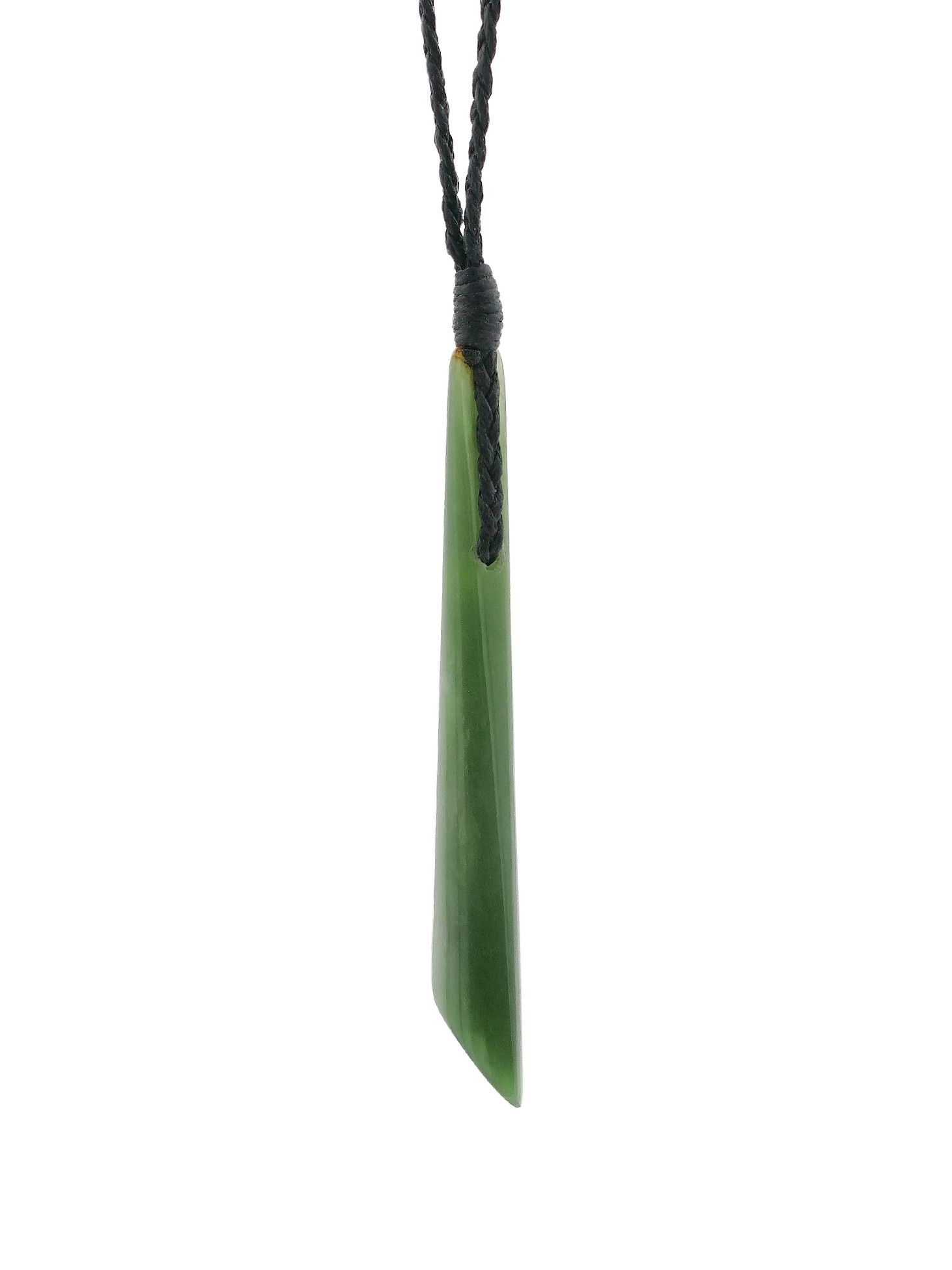 Moko Pounamu Toki NZ Genuine Kahotea Greenstone - Tapuwae