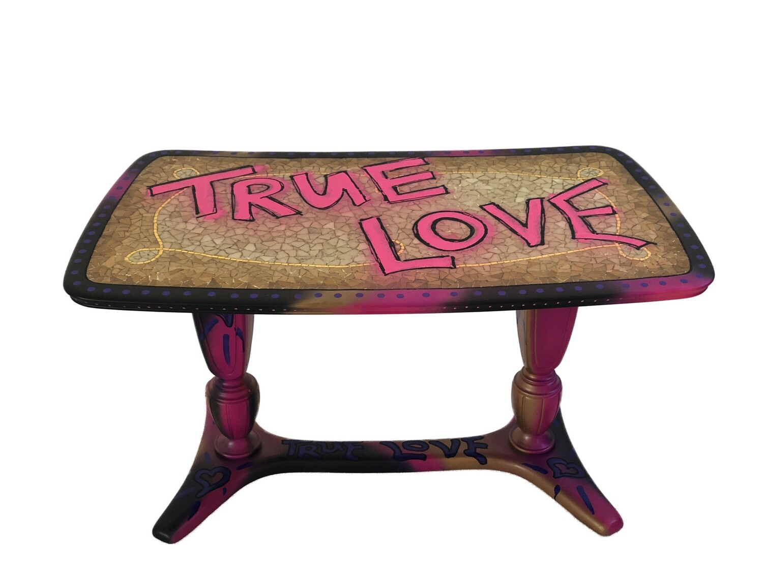 True Love Vintage Mosaic Tisch - BuBu Collection