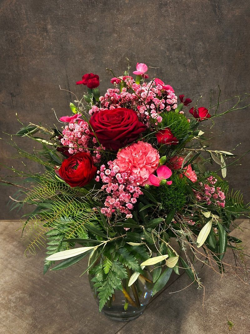 Blumenstrauss rot &amp; pink