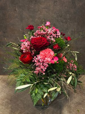 Blumenstrauss rot &amp; pink