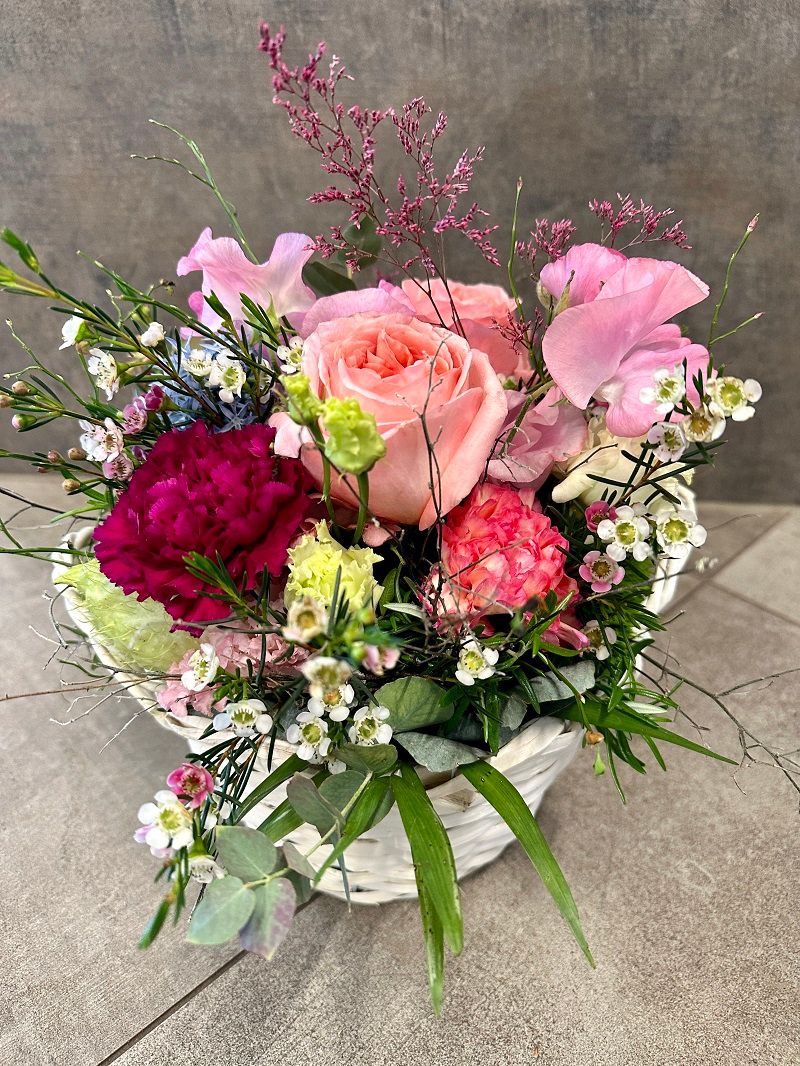 Blumengesteck rosa