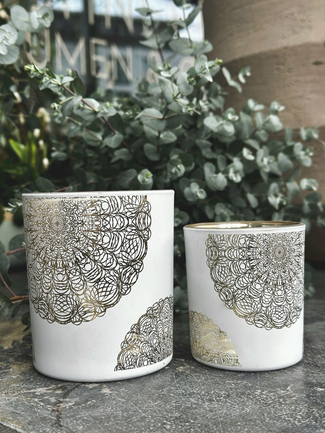 Set Windlicht Mandala
