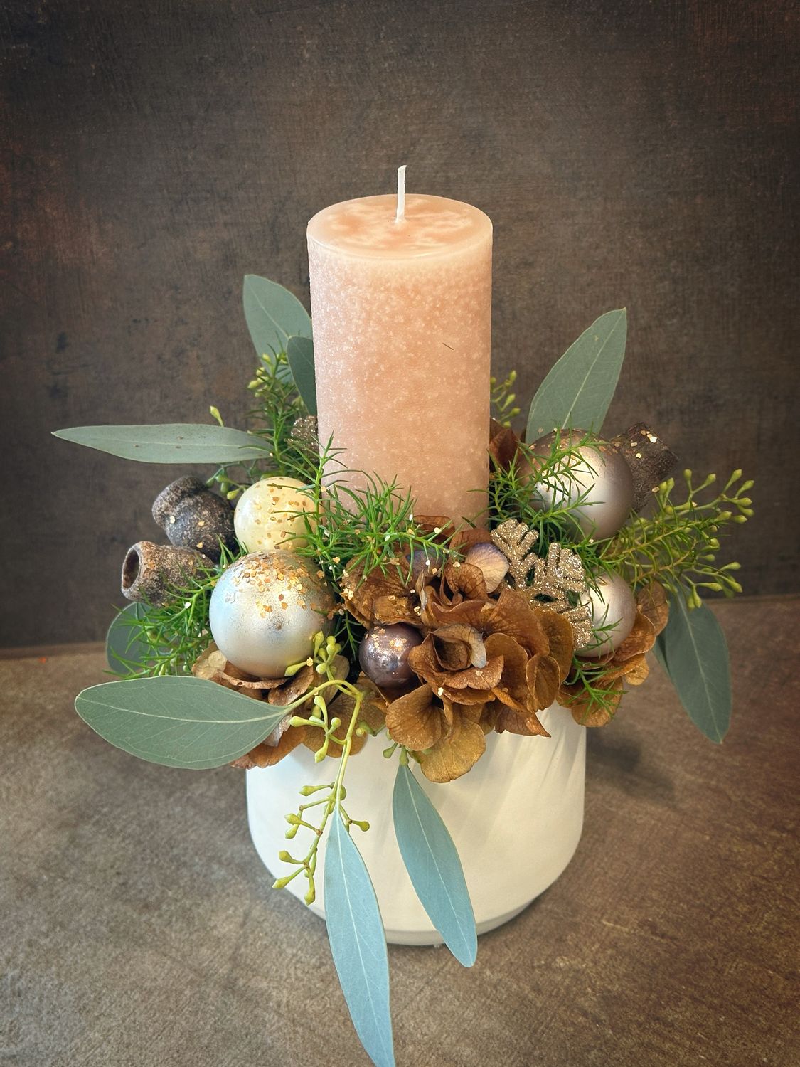 Kerzengesteck div. Farben