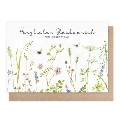 Karte "Herzlichen Glückwunsch zum Geburtstag"
