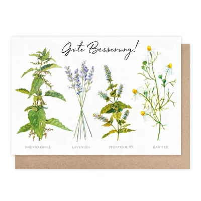 Karte "Gute Besserung"