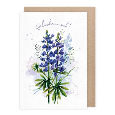 Karte "Glückwunsch"