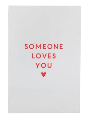 Karte "Someone loves you"