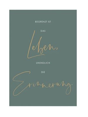 Karte "zum Abschied"