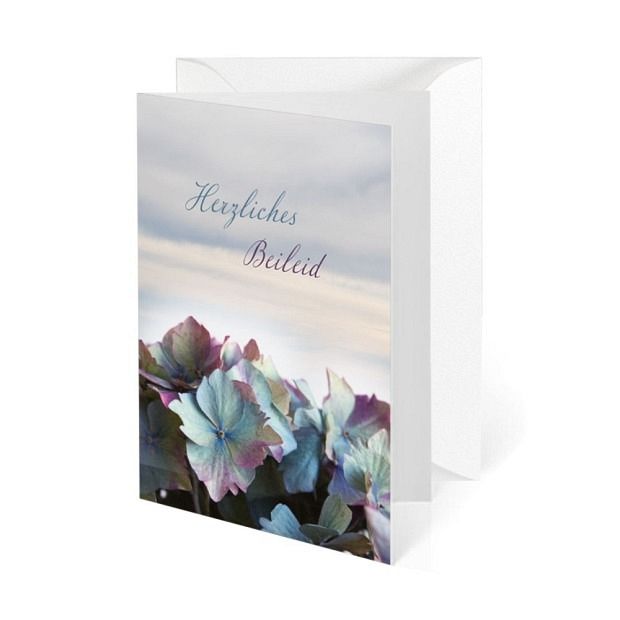 Karte "Herzliches Beileid A5"