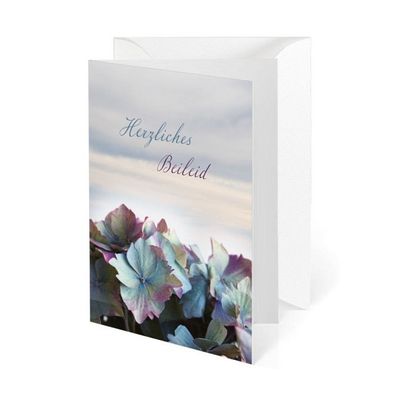Karte "Herzliches Beileid A5"