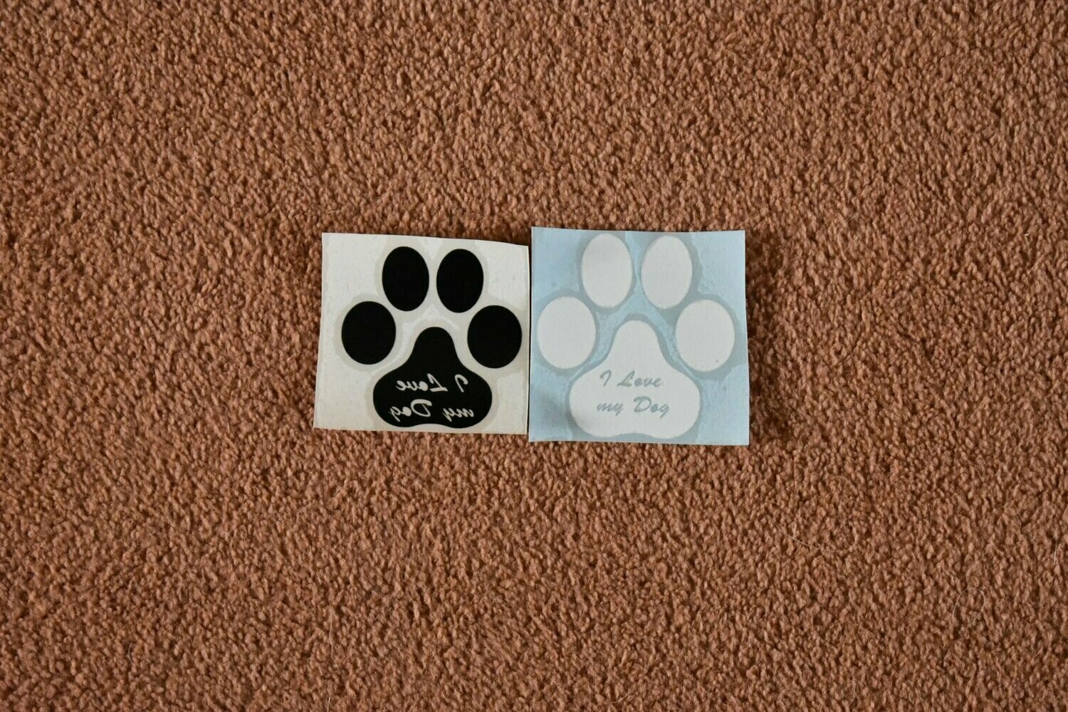 I Love my Dog - Window stickers