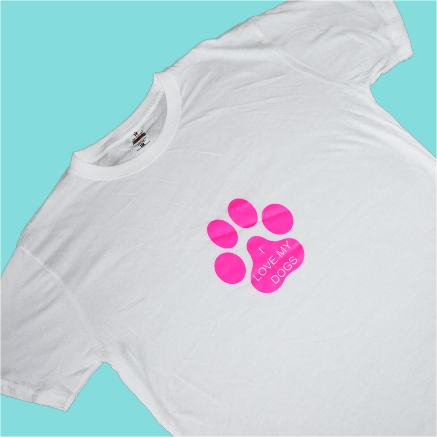 I love my dogs (pink)T-Shirt
