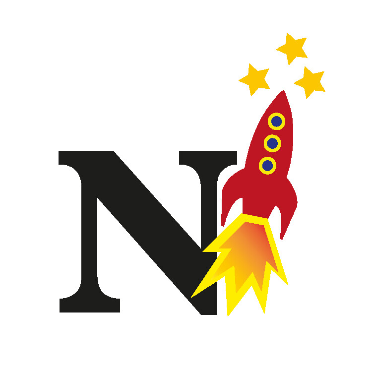 N Rocket Prints by Katie Gillard