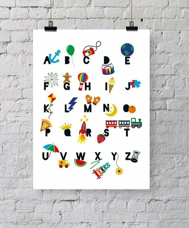 Alphabet Prints by Katie Gillard