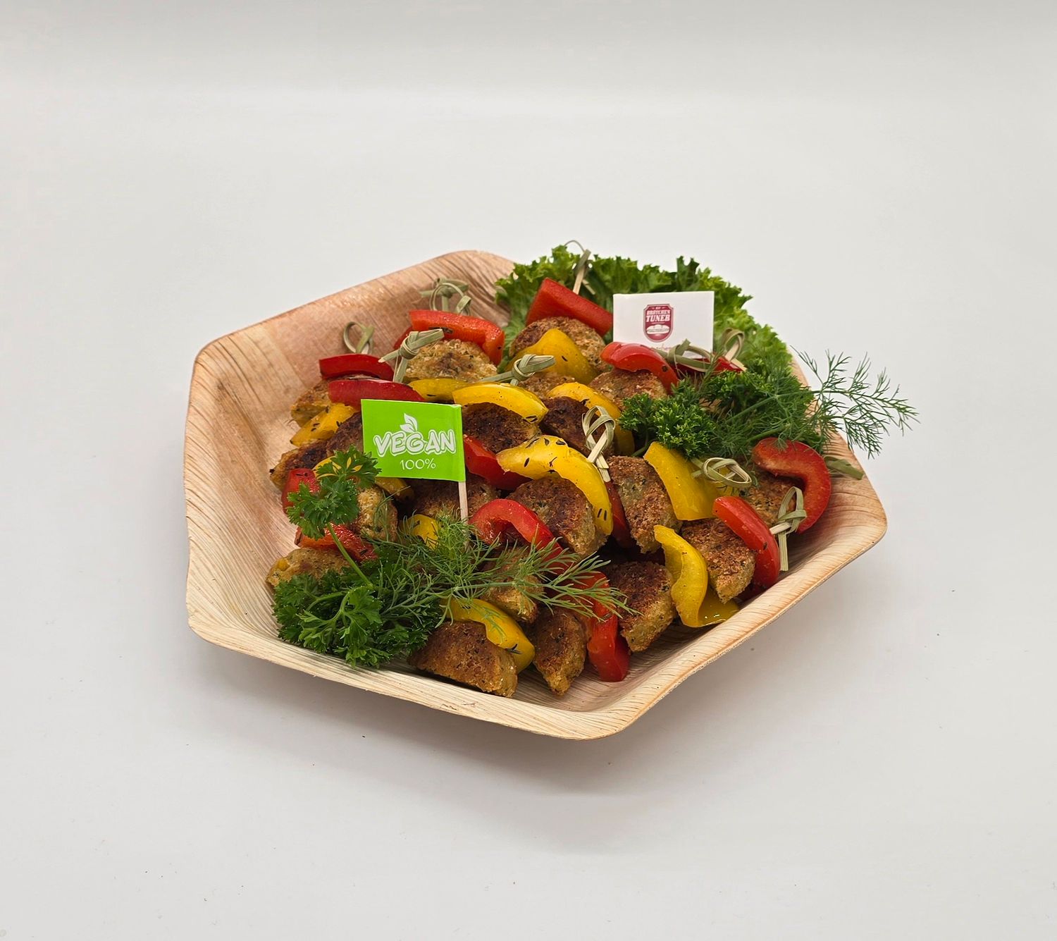 Snackspieße&quot; Falafel und Paprika&quot;